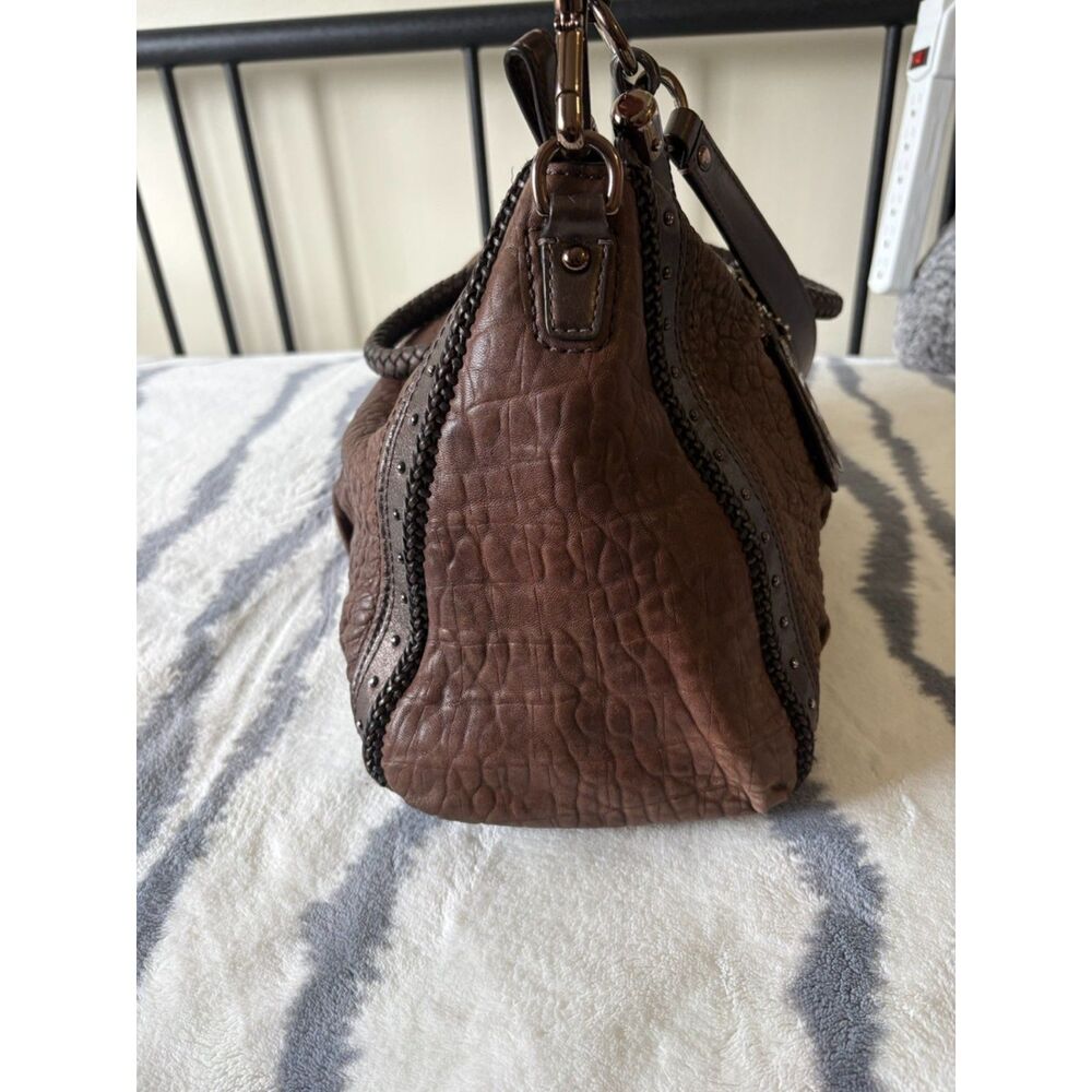 Coach 70th Anniversary Embossed Buffalo Caroline Dowel Satchel, Style #18661 - Picture 8 of 12